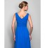 TS Couture? Formal Evening / Military Ball Dress - Elegant Plus Size / Petite Sheath / Column V-neck Floor-length Georgette with Criss Cross  
