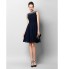TS Couture? Cocktail Party Dress A-line Bateau Knee-length Chiffon with Beading / Draping / Ruching  