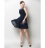 TS Couture? Cocktail Party Dress A-line Bateau Knee-length Chiffon with Beading / Draping / Ruching  