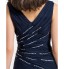 TS Couture? Formal Evening / Military Ball Dress - Elegant Plus Size / Petite Sheath / Column V-neck Floor-length Chiffon with Beading / Criss Cross  