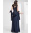 TS Couture? Formal Evening / Military Ball Dress - Elegant Plus Size / Petite Sheath / Column V-neck Floor-length Chiffon with Beading / Criss Cross  