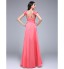 TS Couture? Formal Evening Dress A-line V-neck Asymmetrical Satin Chiffon  